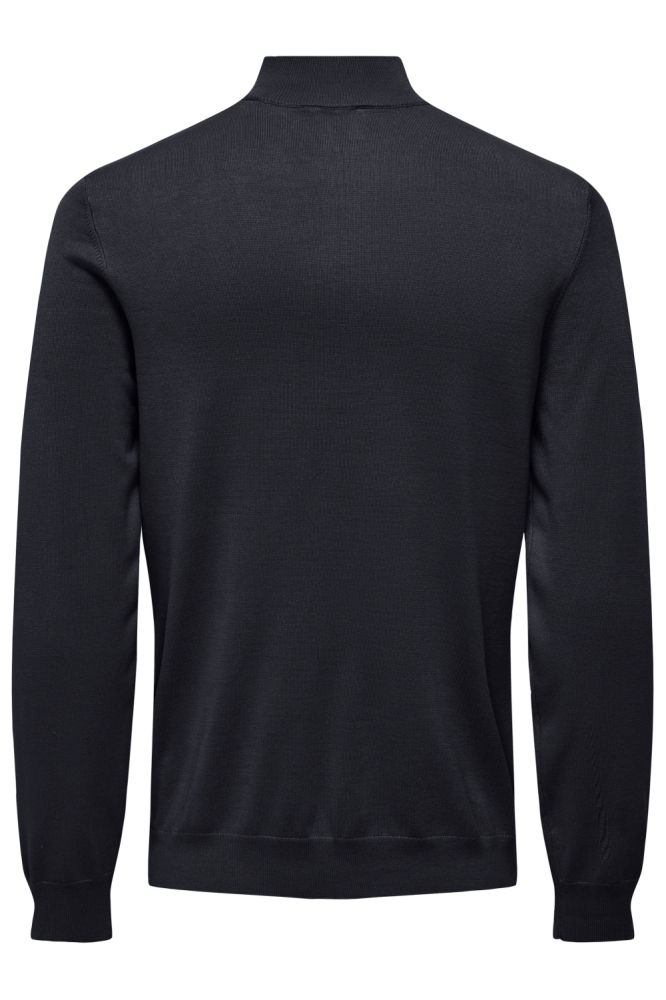 ONSWYLER LIFE REG 14 HALF ZIP KNIT 22021264 Dark Navy